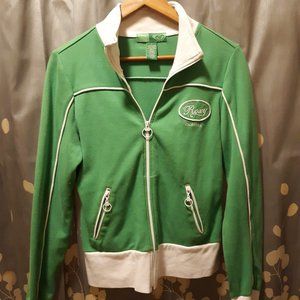 Super cool Roxy, green zip-up Sweatshirt.